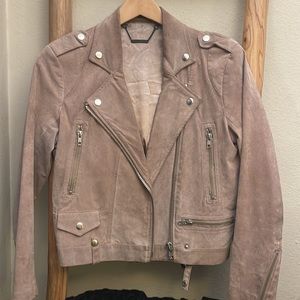 Capulet Suede Moto Jacket Leather Size Medium M Revolve